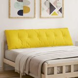  Jastuk za leđa Svijetlo žuta 180 x 19 x 50 cm tkanina | shoptok.hr