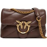 Pinko Ročna torba Love Puff Mini CL PE 25 PLTT 100039 A0F2 Rjava Cene