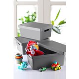 WALLXPERT KTKPK10-1-3 anthracite storage box set (3 pieces) Cene