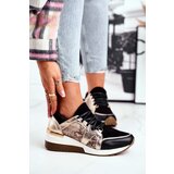 Nicole Gold 2465 Women's Leather Stiletto Sneakers | shoptok.hr