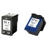 HP Komplet kartuš za SA342AE (nr.56 BK + nr.57 CMY), dvojno pakiranje, kompatibilen Cene