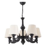 Opviq luster fiona chain black white Cene