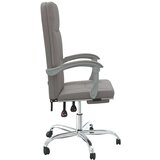  Uredski naslonjač od tkanine smeđesivi | shoptok.hr