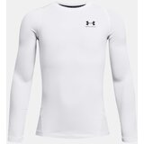 Under Armour Boys' T-shirt UA CG Armour LS-WHT - Boys Cene