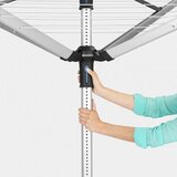 Brabantia zunanji sušilnik perila 50m ADVANCED Lift-O-Matic - karbon sivo | Shoptok.si