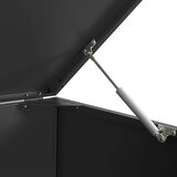  Spremište za 2 kante za otpad crno 138 x 79 x 117 cm čelično | shoptok.hr