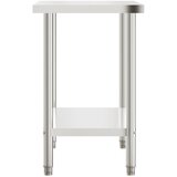  Kuhinjski radni stol 110 x 55 x 85 cm od nehrđajućeg čelika | shoptok.hr
