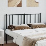  Metalno zamjensko uzglavlje crno 135 cm | shoptok.hr