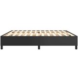  Za krevet s oprugama crni 200x200 cm od umjetne kože | shoptok.hr