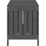  Vrtna kutija za pohranu siva 108x42,5x54 cm od masivne borovine | shoptok.hr