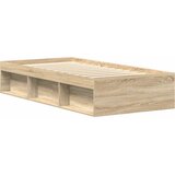  Okvir kreveta boja hrasta sonome 75x190 cm mali za jednu osobu | shoptok.hr