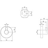 Villeroy & Boch TVA15101100061 - zidna kukica elements, polirani hrom | Eponuda.com