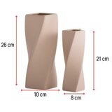 WALLXPERT vaza sprial set beige | ePonuda.com
