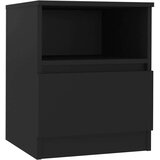  Nočna omarica 2 kosa črna 40x40x50 cm iverna plošča, (20624032) | Shoptok.si