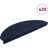 vidaXL Samoljepljivi otirači za stepenice 20 kom tamnoplave 65x21x4 cm | shoptok.hr