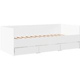  Dnevni krevet s ladicama bijeli 90 x 190 cm konstruirano drvo | shoptok.hr