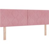 Box Spring Krevet s Madracem Ružičasta 140x190 cm Baršun | shoptok.hr