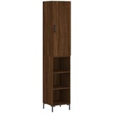 Maison Chic Visoka omara - Komoda - Predalnik rjavi hrast 34,5x34x180 cm inženirski les, (21719078) Cene