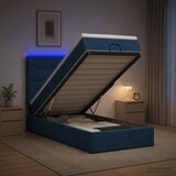  Krevet od pjene s madracem i LED-om Plava 90 x 190 cm Tkanina | shoptok.hr