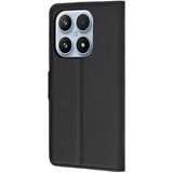 Techsuit Leather Folio preklopna maska za Xiaomi 17 – crna | Shoptok.si