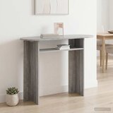  Konzolna stolica s pohranom Siva sonoma 100 x 39,5 x 75 cm | Eponuda.ba