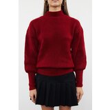 Trendyol Burgundy Soft Textured Basic Knitwear Sweater | Shoptok.si