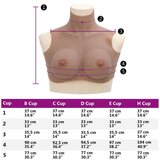  Silikonski prsni koš s grudima preplanuli D košarice | shoptok.hr