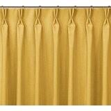  Curtain CARMENA color mustard style classic flex 9.5 cm with double pleat braid 220x270 HOMEDE | shoptok.hr