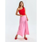 Sinsay Top na jedno rame s naborima i 3D ružom | shoptok.hr
