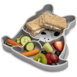 Melii Silicone Suction Plate tanjur s vakuumskim držačem Bulldog 1 kom | shoptok.hr