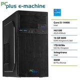 PCPLUS e-machine i5 14400 16GB DDR5 1TB SSD namizni računalnik Cene