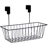  Košara za Kuhinjsku Policu Crna Željezo 28 x 12 x 9 cm (8 kom.) | shoptok.hr