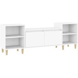 TV ormarić bijeli 160 x 35 x 55 cm od konstruiranog drva | Eponuda.com