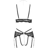 Abierta Fina otvoreni čipkasti grudnjak (crni) - XL | shoptok.hr