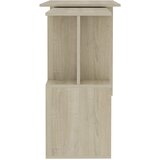  Kutni radni stol boja hrasta 200x50x76 cm od konstruiranog drva | shoptok.hr