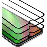 Cadorabo Xiaomi RedMi 9C/RedMi 10A - Zaščitna folija v transparentno s čarno - 3-pack Kaljeno steklo za zaščito zaslona s trdoto 9H in 3D dot, (20548249) | Shoptok.si