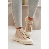 Big Star Women's high-ankle sneakers Big Star Beige | shoptok.hr