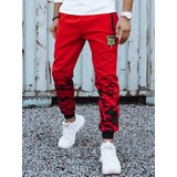 DStreet Spodnie dresowe męskie czerwone UX3618 | shoptok.hr