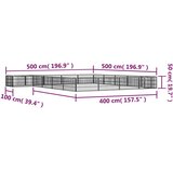  Ograda za pse s 20 panela crna 100 x 50 cm čelik obložen prahom | Eponuda.ba