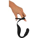 Rebel – vibrator za prostatu s prstenom za penis i testise (crni) | shoptok.hr