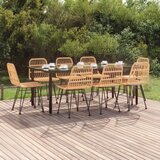  9-dijelni vrtni blagovaonski set od poliratana | shoptok.hr