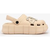 Resti Royalfashion Beige women's rubber flip-flops Kooranza | ePonuda.com