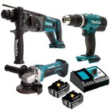 Makita aku set aku bušilica, aku čekić bušilica i aku brusilica LXT004 | Eponuda.ba