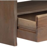  Stolić za kavu od masivnog bagremovog drva 90 x 50 x 40 cm sivi | shoptok.hr