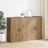  Omara za steno 2 pcs Umetni hrast 69,5 x 34 x 90 cm, (5000108330) | Shoptok.si
