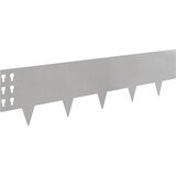  Ograda oko Travnjaka 20 pcs 100 x 25 cm Čelik Srebrna | Eponuda.com