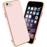 Cadorabo Ohišje, združljiv z Apple v sijajnem roza - Rose Gold - Zaščitni pokrov iz fleksibilnega silikona TPU in z zaščito pred kamero, (20592885) Cene