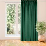  Curtain VILA color bottle green style classic flex 7.5 cm with double pleat velvet 530x300 HOMEDE | shoptok.hr