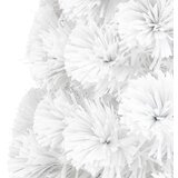 vidaXL Umetna novoletna jelka z LED lučkami bela 64 cm optična vlakna | Shoptok.si