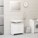  3-dijelni set kupaonskog namještaja od iverice sjajni bijeli | shoptok.hr